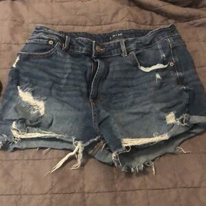 size 12 jean shorts